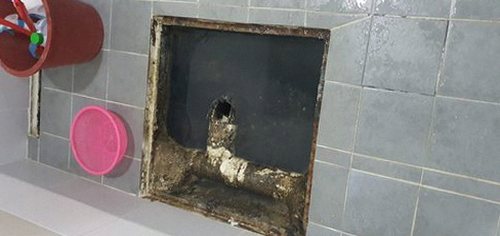 동래구 하수구막힘 관로 내부 영상 조사 장면과 배수 흐름 점검 기록